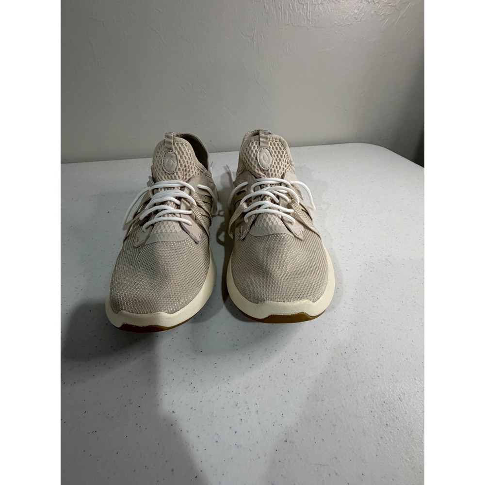 OluKai Holo Mens Sneakers Tan Beige Mesh Athletic Shoes 10513-3618 Size 12